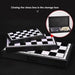 Folding Magnetic Chess & Checkers — 4 Sizes, Plastic HIPS, Teaching Book