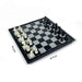 3-in-1 Foldable Magnetic Chess, Checkers & Backgammon Portable Plastic Board