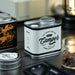 Sealed Coffee Bean Jar – Tinplate Storage, Moisture-Proof (Single or 2‑Pack)