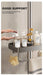 Punch-Free Shower Caddy (Single or Double) — Space Aluminium Shelf with Optional Towel Rail