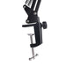 Extendable Scissor-Arm Microphone Boom Stand with Table Clamp & Adapter