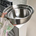 Stainless Steel Cooking Mixing Bowl with Scale — Large Capacity