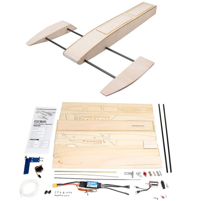 Sponson Design Wooden DIY RC Speed Boat Kit - Sponson Outrigger Shrimp Model for ...