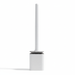 Mini Silicone Toilet Brush — Detachable Pole & Drip-Proof Holder