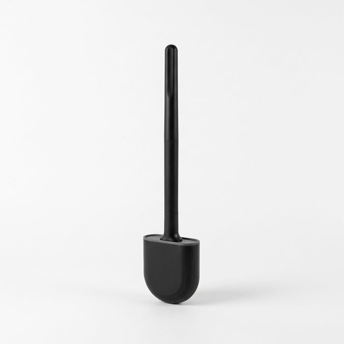 Wall-hanging Long-handle Toilet Brush with Silicone Head, 36×9×4 cm