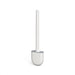 Silicone Toilet Brush with Quick‑Dry Base, Flexible Flat Head and Non‑Slip Handle