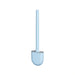 Silicone Toilet Brush with Quick‑Dry Base, Flexible Flat Head and Non‑Slip Handle