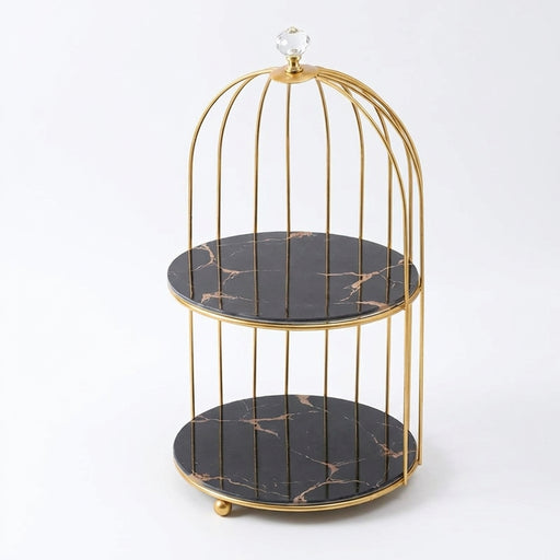 Metal Makeup Organiser – Multi-Shelf Cosmetic Storage for Vanity & Bathroom