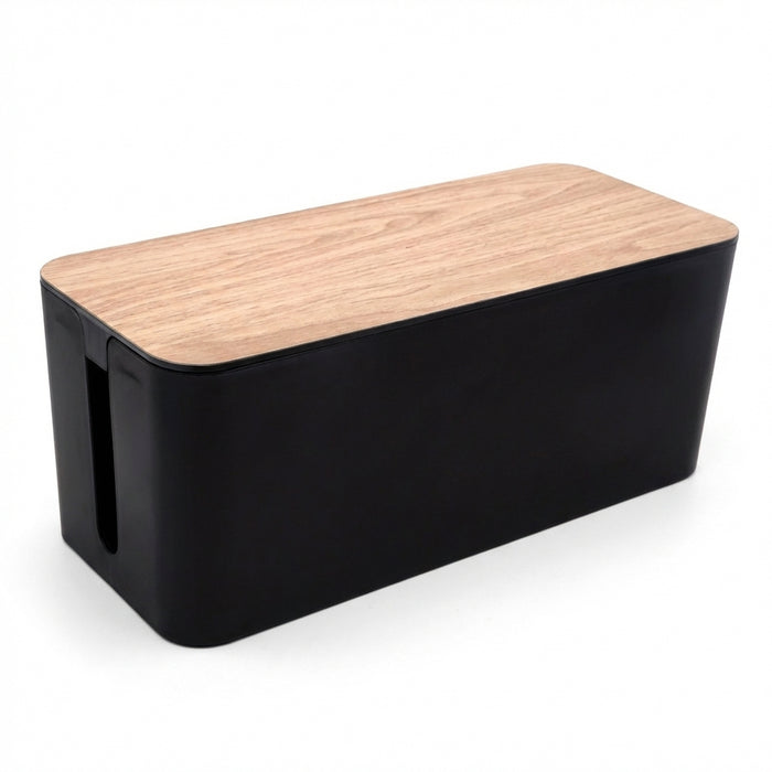 Cable Management Box — Hide Wires & Power Strips | TV Cord Organiser for Home & Office
