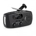 2000mAh Emergency Radio with 3-LED Torch, Solar & Hand-Crank Charging (FM/AM/WB)
