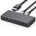 USB-C Thunderbolt HDMI KVM Switch — 2‑Port, 4K@60Hz & 2K@120Hz, 100W PD, 1 Monitor for 2 PCs