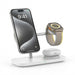 3-in-1 Magnetic Wireless Charger Stand for iPhone 12–17, Apple Watch Series 4–10 & AirPods (Qi)