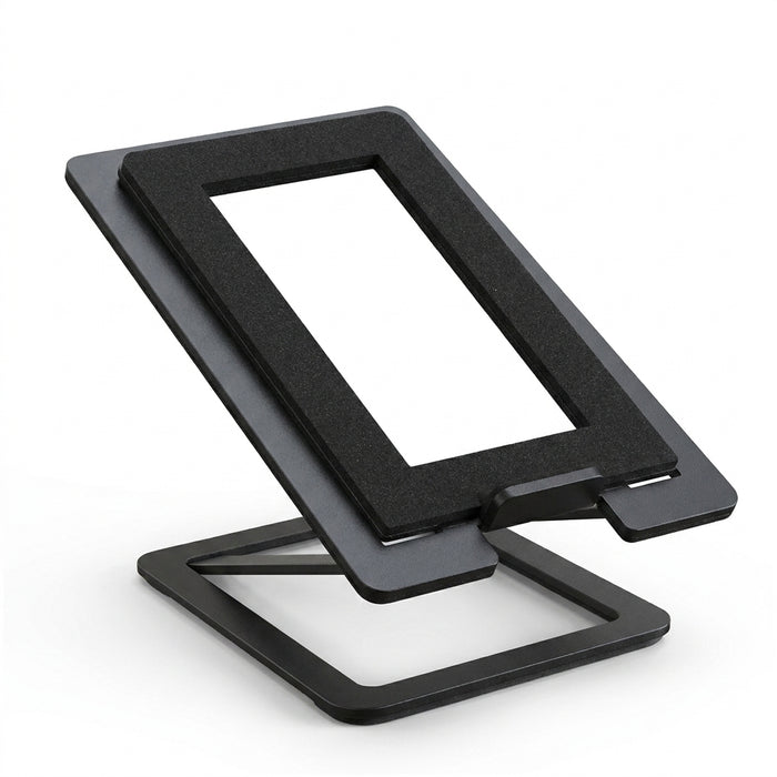 Desktop Speaker Stand — Carbon steel with shock-absorbing base