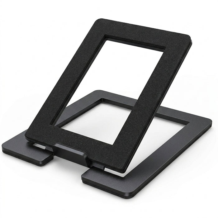 Desktop Speaker Stand — Carbon steel with shock-absorbing base