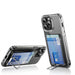 Transparent MagSafe Card Wallet & Stand for iPhone – Clear PC Case