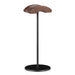 Walnut Wood & Aluminium Headphone Stand with Solid Metal Base — Desk Headset Holder