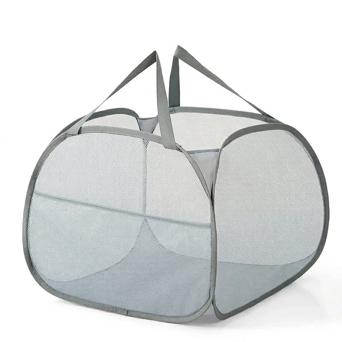 90 L Collapsible Laundry Basket – Pop‑Up Foldable Hamper with Reinforced Handles