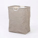 Collapsible Cotton Laundry Hamper with Handles — Large Capacity