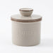 Ceramic Yellow Butter Dish with Lid — Kiln‑Turned Round Countertop Storage