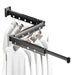 Aluminium Folding Wall-Mounted Drying Rack — Space-Saving Collapsible Clothes Hanger