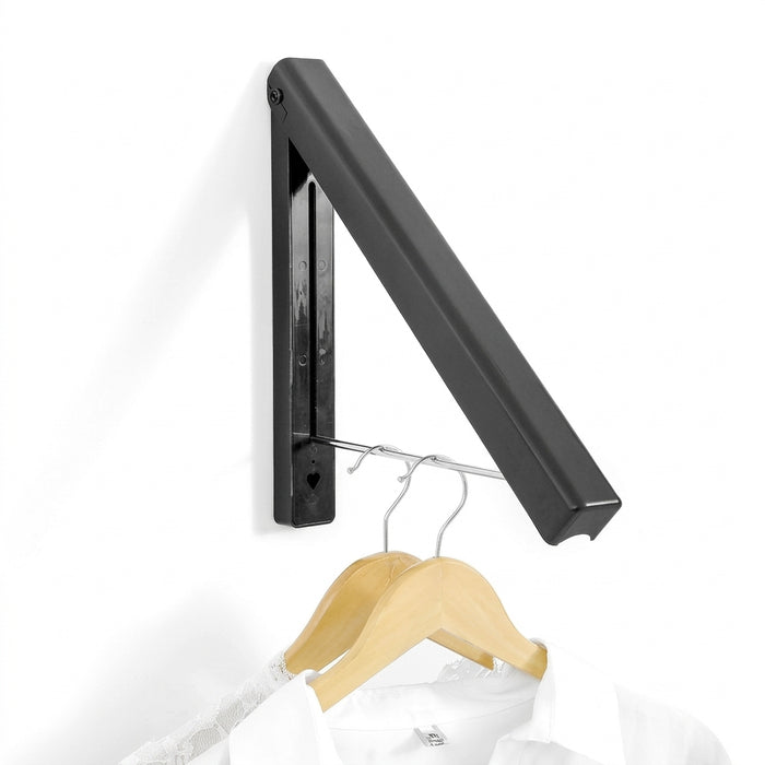 Folding Wall-Mounted Clothes Airer – Space-Saving Coat & Shirt Rack