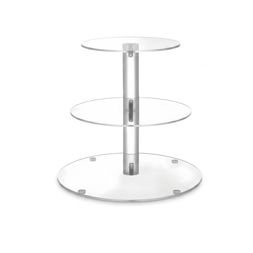 Clear Acrylic Round Cupcake Stand — 3/4/5 Tier Dessert Display