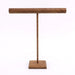 Wooden Jewellery T-Bar Bracelet Display Stand - Desktop Rack for Bracelets & Watches (S/M/L/3pcs)