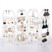 Screen Jewellery Display Rack – Plastic Earring & Jewellery Stand, 28×10cm
