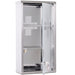 Lockable Wall‑Mounted Medicine Cabinet with Safety Glass Door, Silver, 48cm