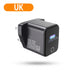 45W USB‑C PD GaN Fast Charger with AI Touch Screen — for iPhone 17/16/15, Samsung, Xiaomi, Huawei