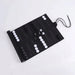 Roll-up Backgammon Set — Portable Foldable PU Leather Travel Board