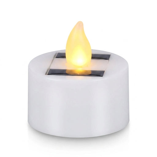 Solar LED Flameless Candle — Waterproof Outdoor Night Light for Parties