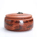 Purple Clay Ceramic Tea Caddy – 18 x 10 cm Sealed Coffee & Candy Canister