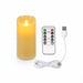 Flameless USB Moving Wick Candles with Remote — Rechargeable Decorative Pillars