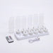 Rechargeable LED Tea Lights – Pack of 12, Black Wick, Remote-Controlled Flame-Effect