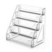 Transparent 5-Tier PC Plastic Greeting Card Display Rack