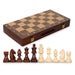 39cm (15in) Foldable Handmade Wooden Chess Set with Extra Queens