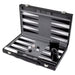 Classic Backgammon & Chess Set in Folding PU Leather Case – Portable Travel Game