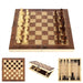 3-in-1 Travel Board Game Set – Chess, Checkers & Backgammon with Dice