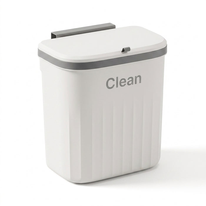 Hanging Bin for Cabinet Door – 8.5 L or 12 L, Wall‑Mounted with Lid