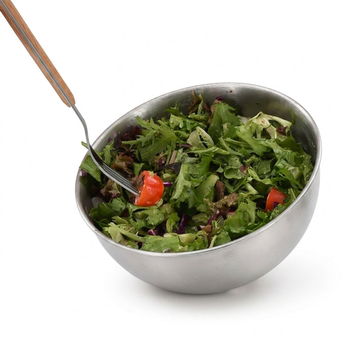 Stainless Steel Cooking Mixing Bowl with Scale — Large Capacity
