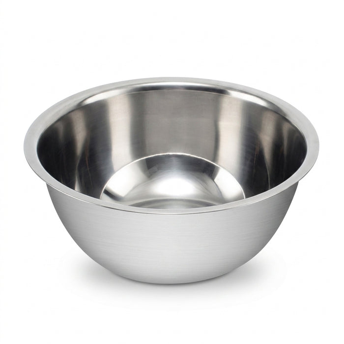 Stainless Steel Mixing Bowl — Flour, Egg & Salad Basin for Baking