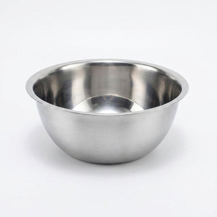 Stainless Steel Mixing Bowl — Flour, Egg & Salad Basin for Baking