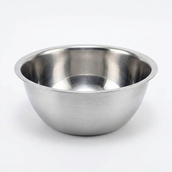 Stainless Steel Mixing Bowl — Flour, Egg & Salad Basin for Baking