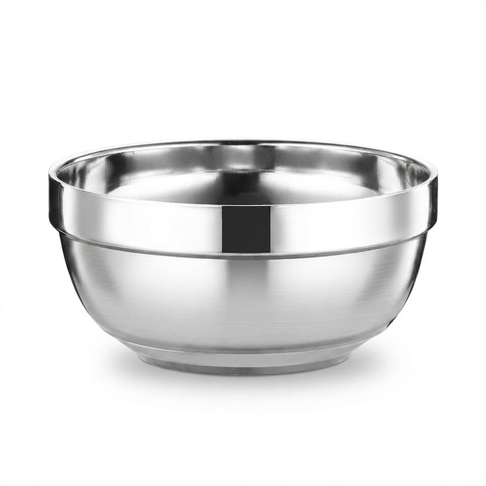 14.5cm Stainless Steel Bowl – Durable, Stackable for Mixing, Pickling, Salad & Fruit