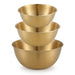 3pc Stainless Steel Mixing Bowls — Oven & Dishwasher Safe with Measurement Marks