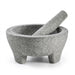 Natural Granite Mortar and Pestle for Spices, Pastes and Guacamole
