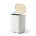 27L Sensor Bin with Built-in Bag Ring — Wood-Grain ABS