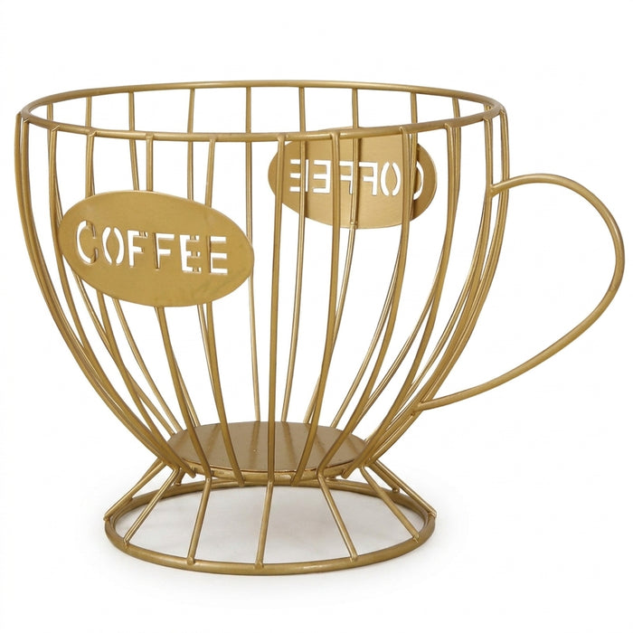 Metal Coffee Capsule Holder – Large Capacity Pod Organizer for Kitchen, Café & Bar