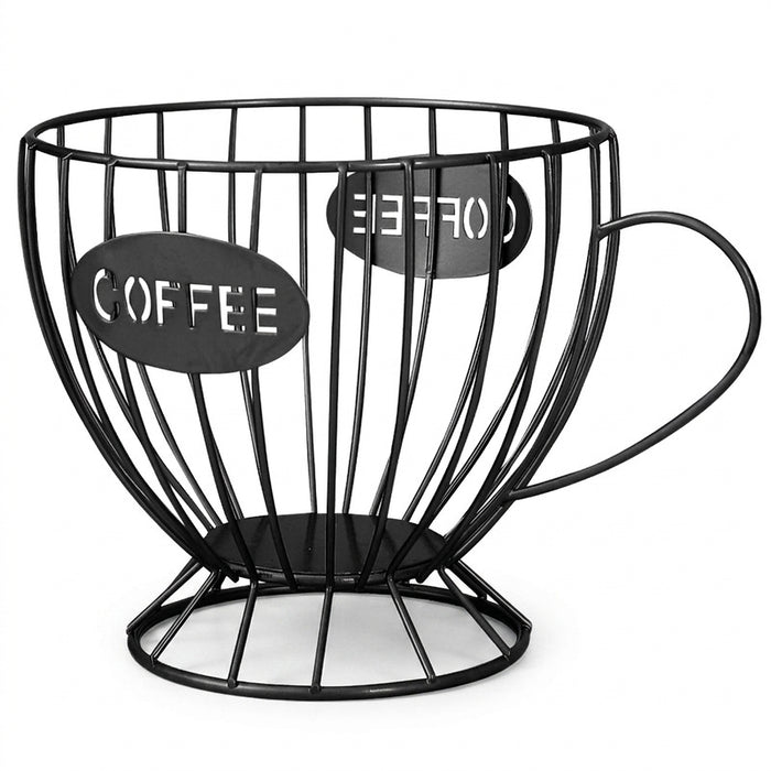 Metal Coffee Capsule Holder – Large Capacity Pod Organizer for Kitchen, Café & Bar